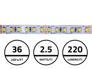24V 240ohm Flexible LED Light Strips