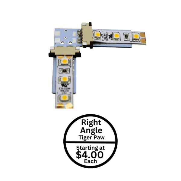 Tiger Paw LED Connector® Right Angle Connector (10mm PC)
