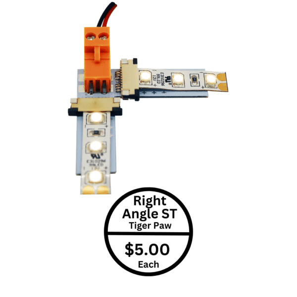 Tiger Paw LED Connector® Right Angle Connector (10mm PC) - Image 3