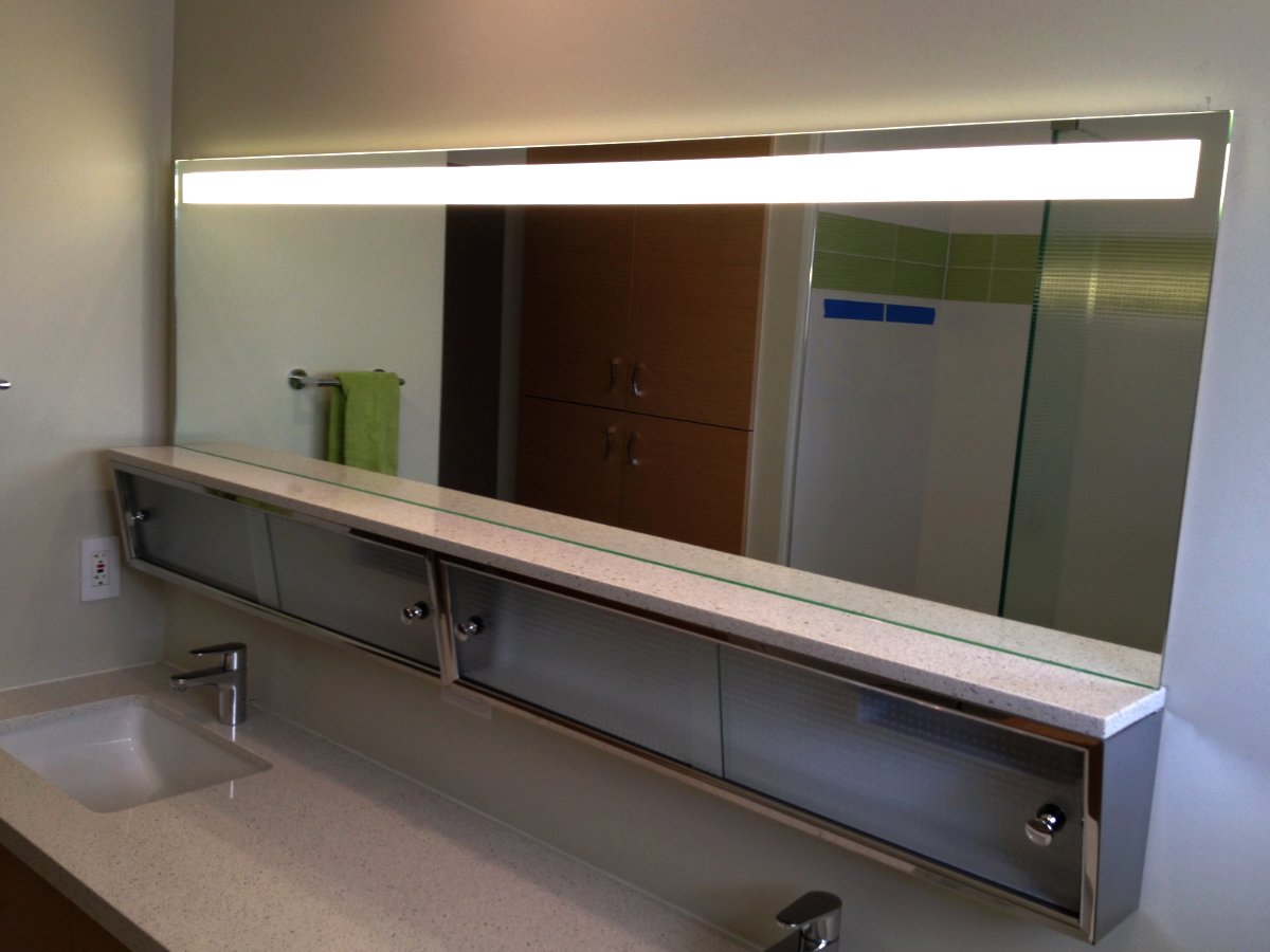 Bathroom Led Lighting For Mirror, Vanity Mirror Led Light Stripe