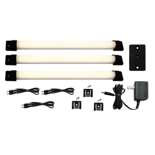 Designer Series Deluxe Kit, LED Lighting Panels, 10", Pure White Frosted Lens | 3727PW