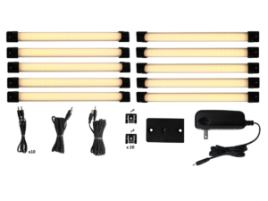 Designer Series Super Deluxe Kit, LED Lighting Panels, 10", Warm White Frosted Lens | 3729WW