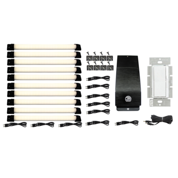 Designer Series Hardwire Kit, LED Lighting Panels, 10", Pure White Frosted Lens | 3743PW