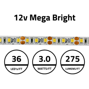 12V Mega Bright LED Light Strips
