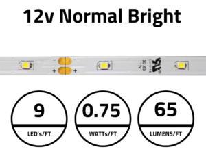 12V Normal Bright LED Light Strips