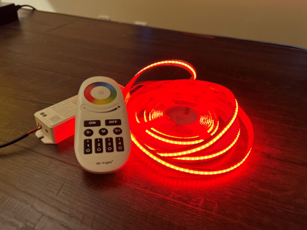 24VDC RGBW Color Changing COB Light Strip 5M (16.4ft) - $165.00 - Image 4