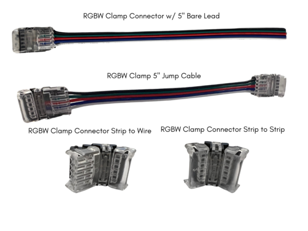 RGBW Clamp Connectors - $3.00