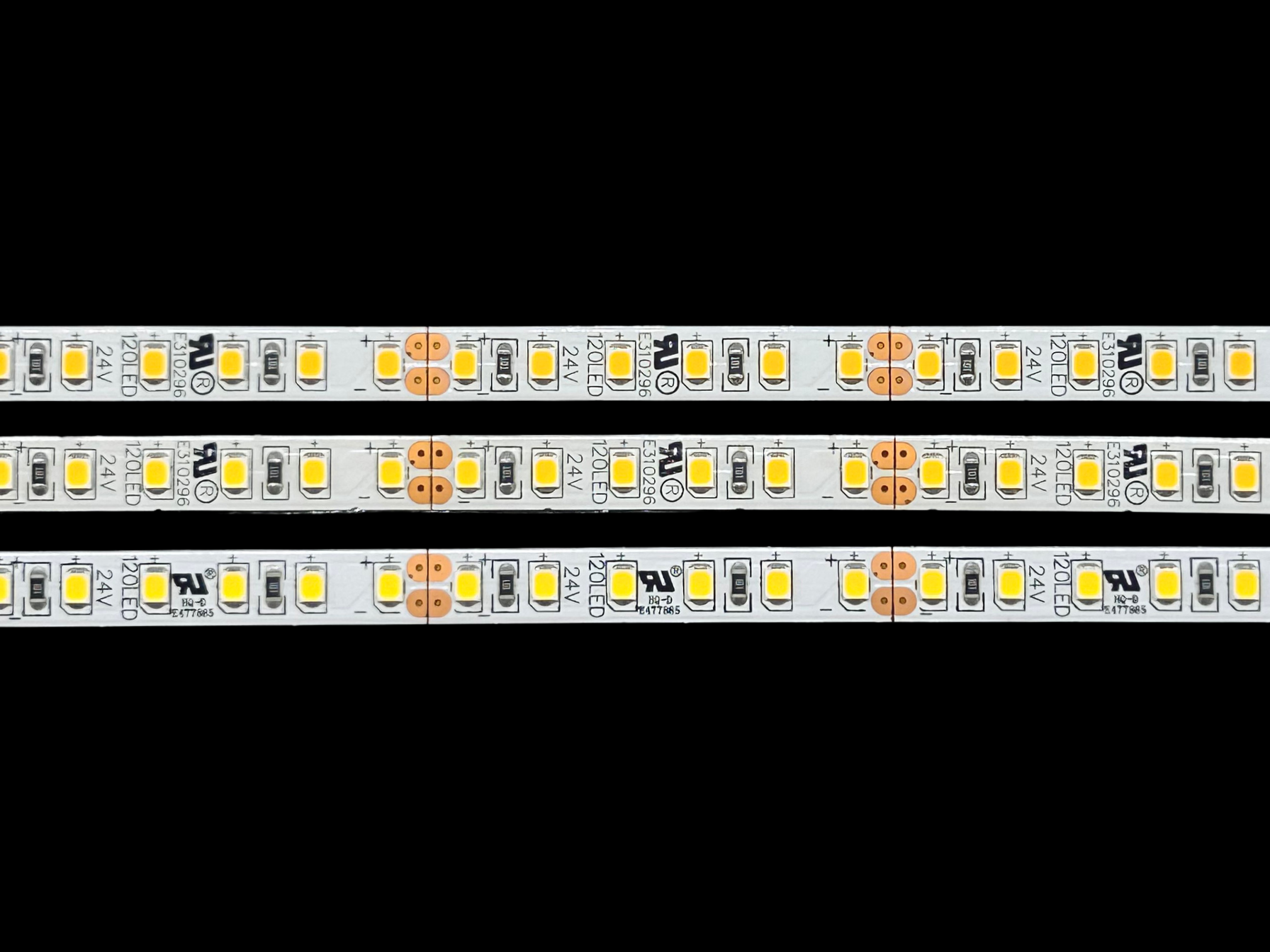 24VDC - Mega Bright 240 Ohm Custom Flexible LED Strips