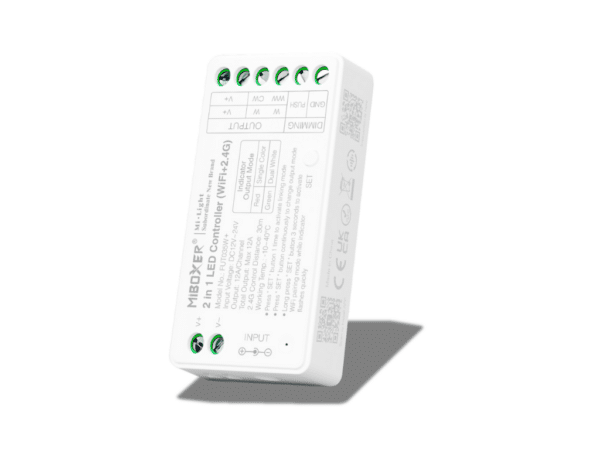 Color Shifting (Tunable White) LED Strip Controller (WiFi+2.4Ghz)