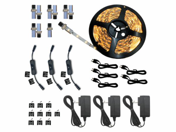 Cut and Connect Series: Normal Bright Flexible Strip, 12 Meter Kit