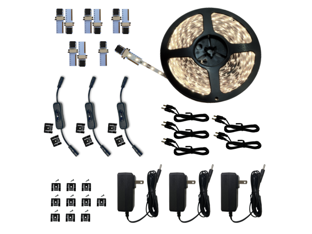 Cut and Connect Series: Super Bright Flexible Strip, 12 Meter Kit - Image 2