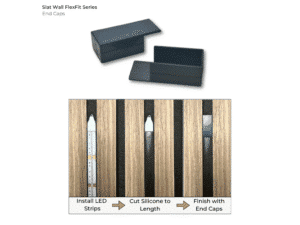 Slat Wall FlexFit End Caps