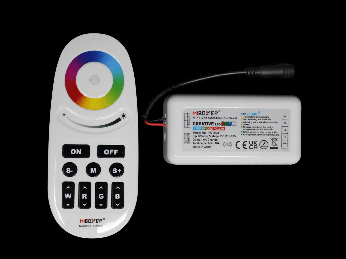 Single Zone Color Changing RGBW Dimmer Set