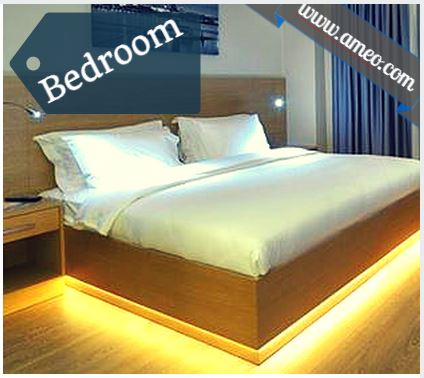 motion activated LED bedframe lighting DIY