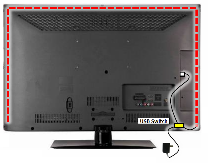 New Product  Universal TV Backlight Kit with USB Switch